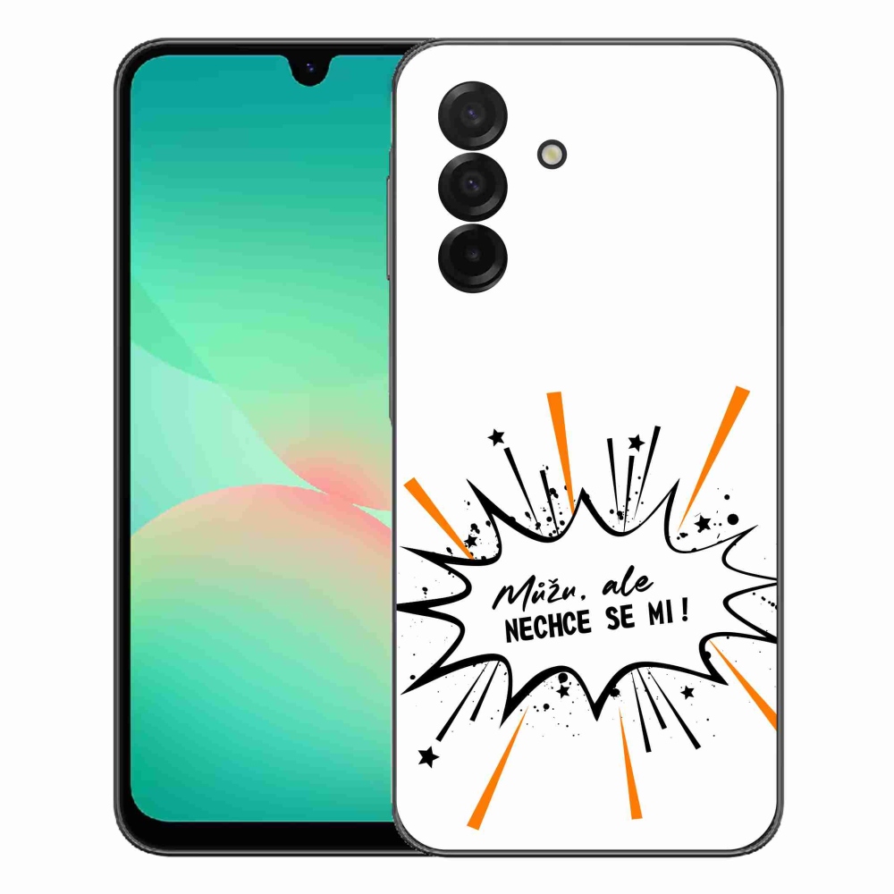 Gelový kryt mmCase na Samsung Galaxy A27 5G - vtipný text 11 bílé pozadí