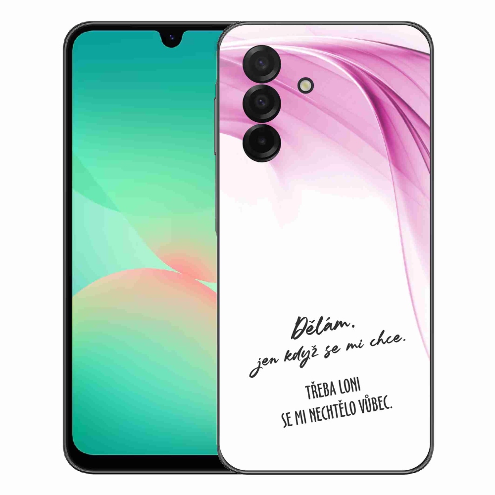 Gelový kryt mmCase na Samsung Galaxy A27 5G - vtipný text 12 bílé pozadí