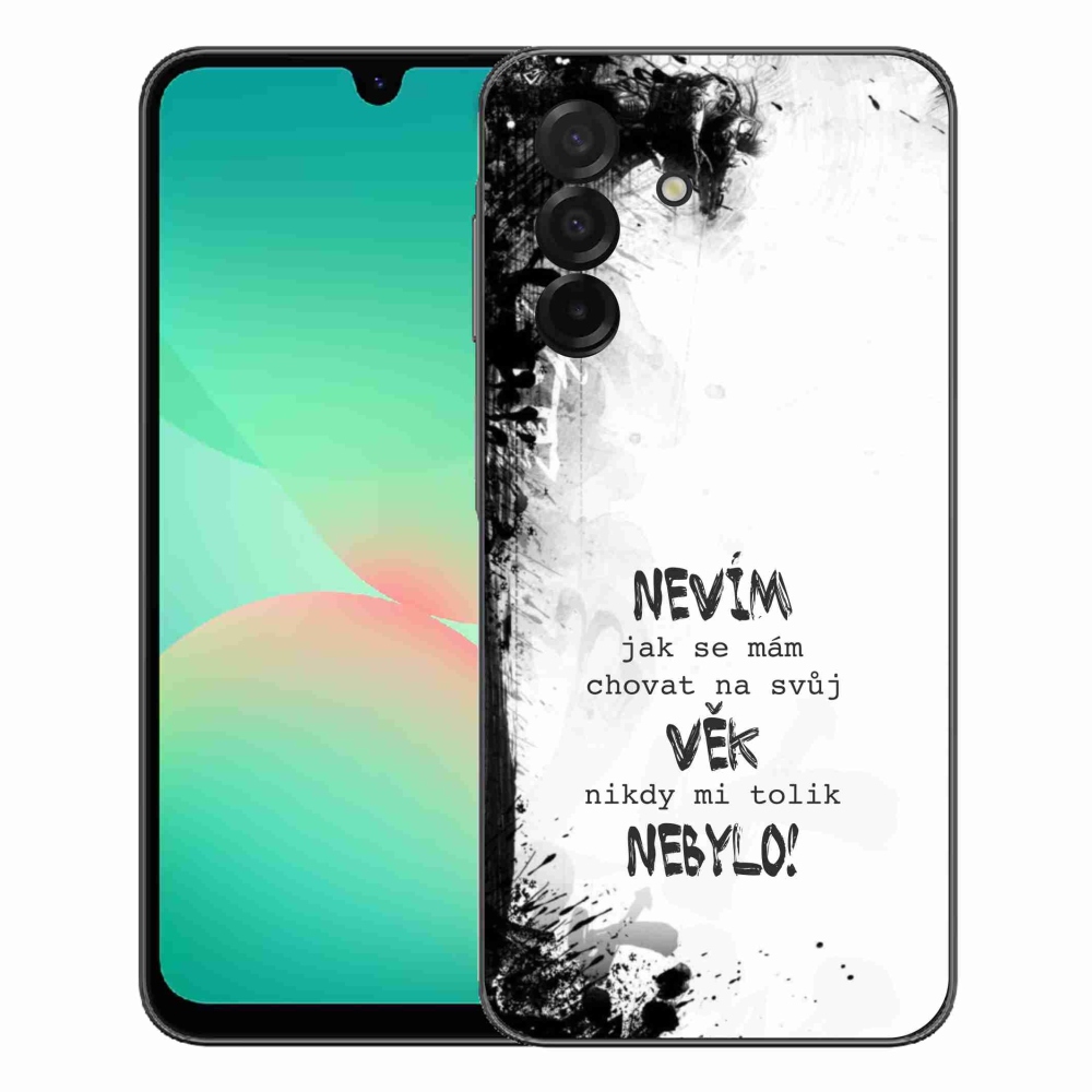 Gelový kryt mmCase na Samsung Galaxy A27 5G - vtipný text 14 bílé pozadí