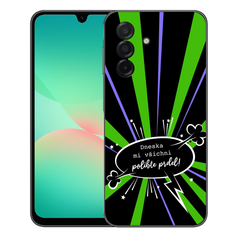 Gelový kryt mmCase na Samsung Galaxy A27 5G - vtipný text 15 černé pozadí