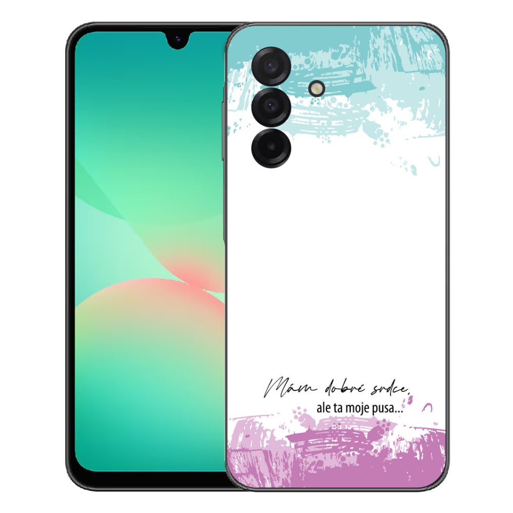 Gelový kryt mmCase na Samsung Galaxy A27 5G - vtipný text 3 bílé pozadí