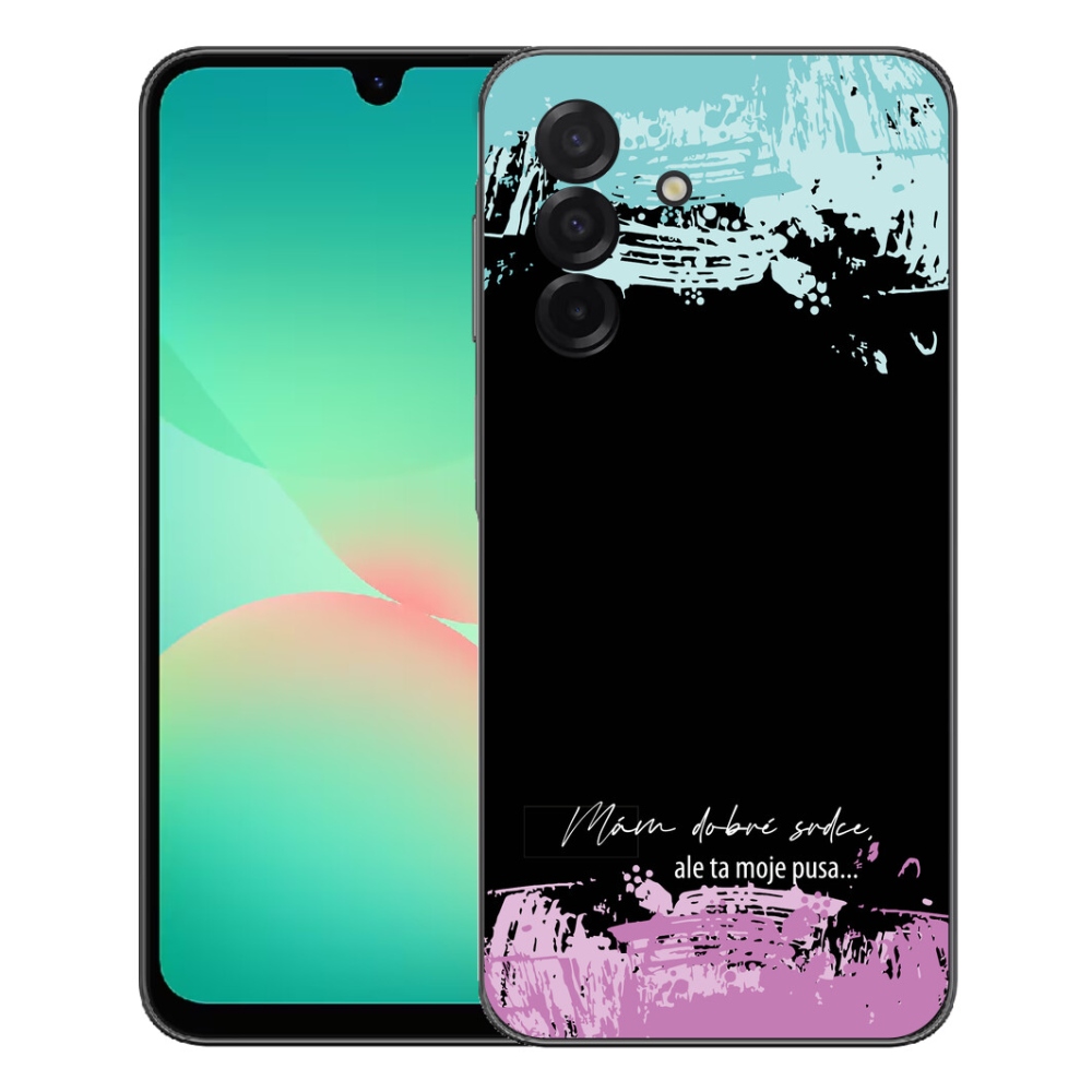 Gelový kryt mmCase na Samsung Galaxy A27 5G - vtipný text 3 černé pozadí