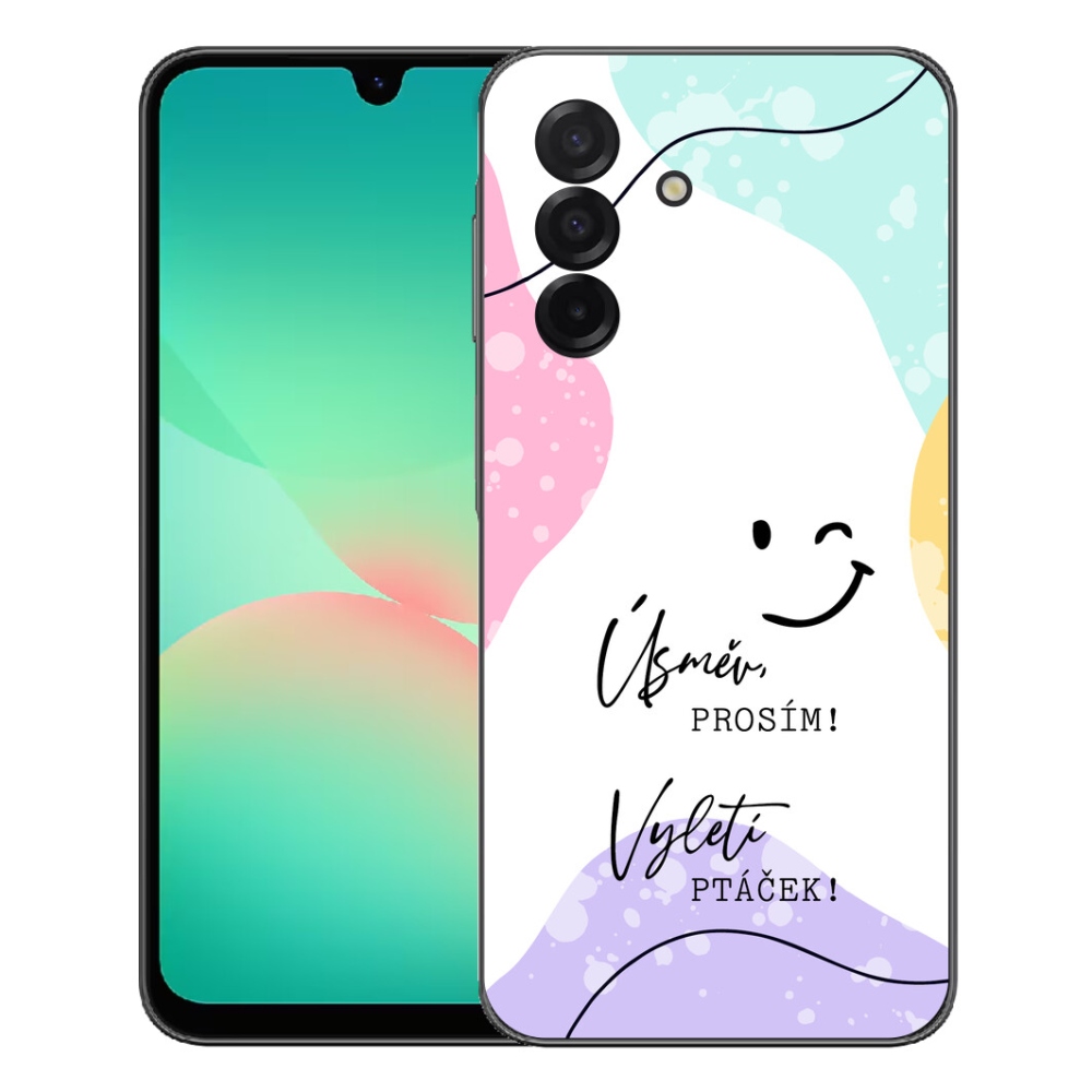 Gelový kryt mmCase na Samsung Galaxy A27 5G - vtipný text 4 bílé pozadí