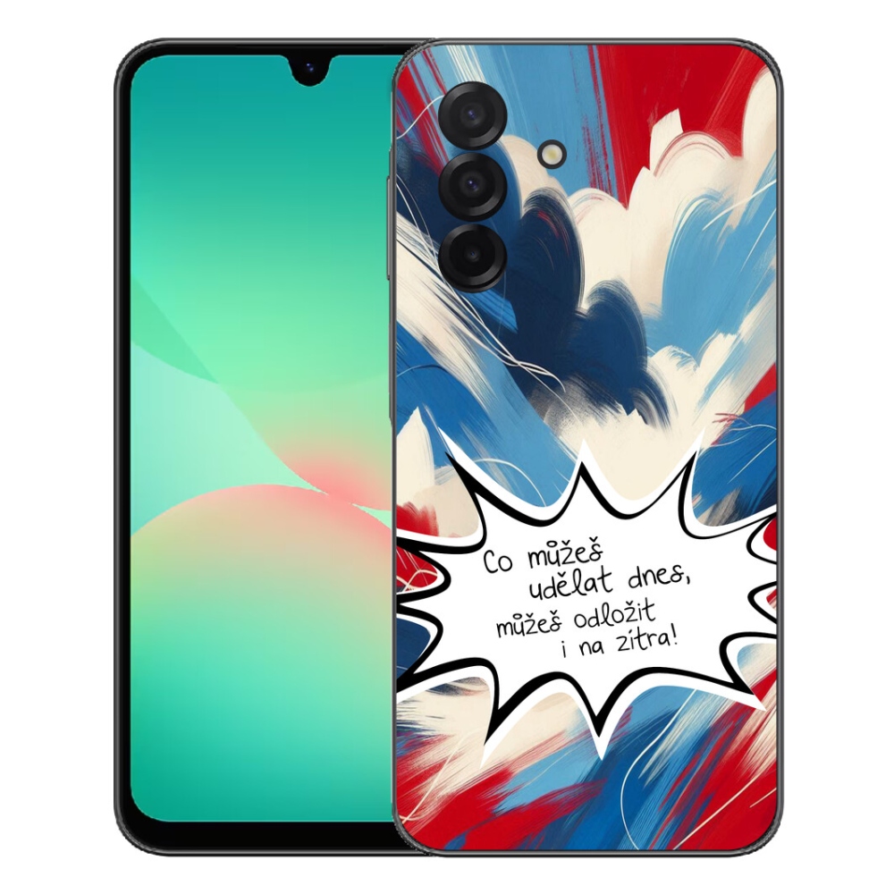 Gelový kryt mmCase na Samsung Galaxy A27 5G - vtipný text 9 bílé pozadí