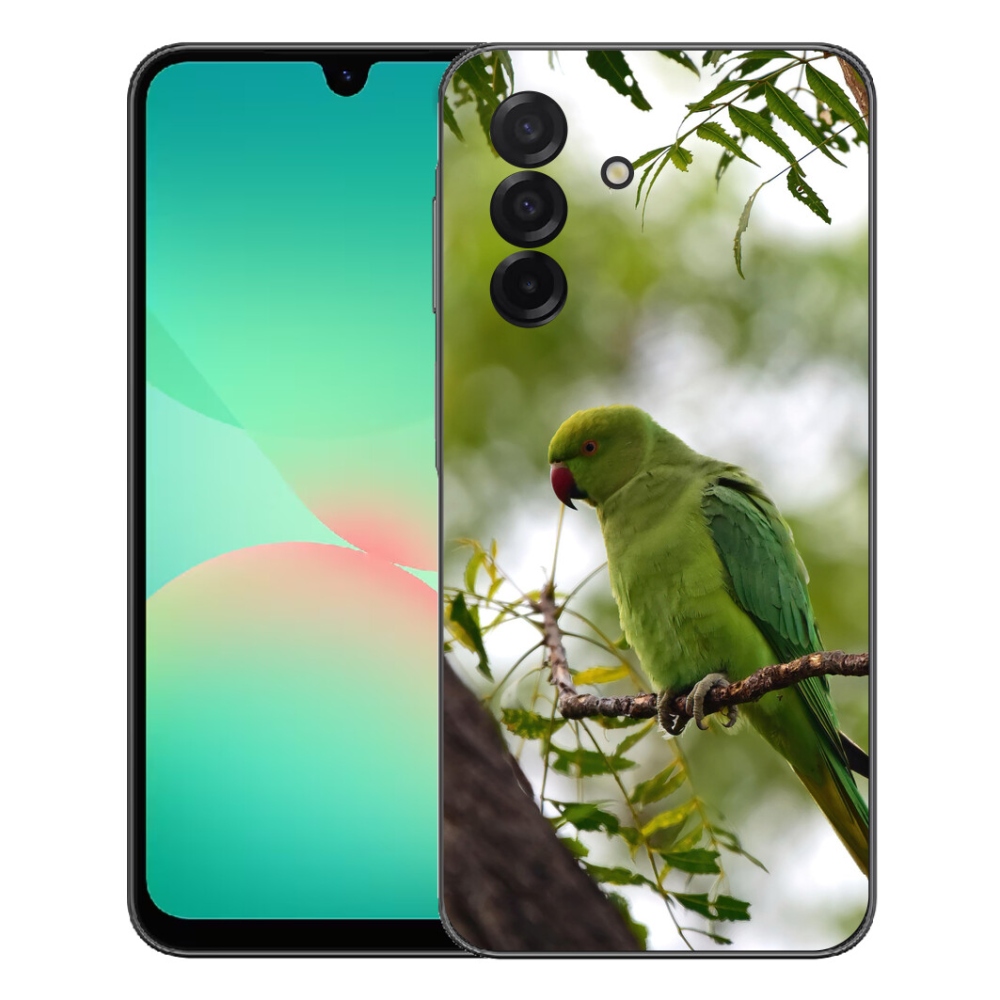 Gelový kryt mmCase na Samsung Galaxy A27 5G - zelený papoušek