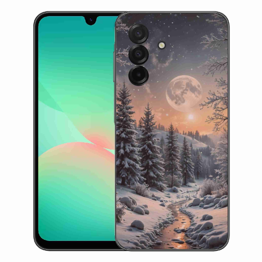 Gelový kryt mmCase na Samsung Galaxy A27 5G - zimní krajina 2