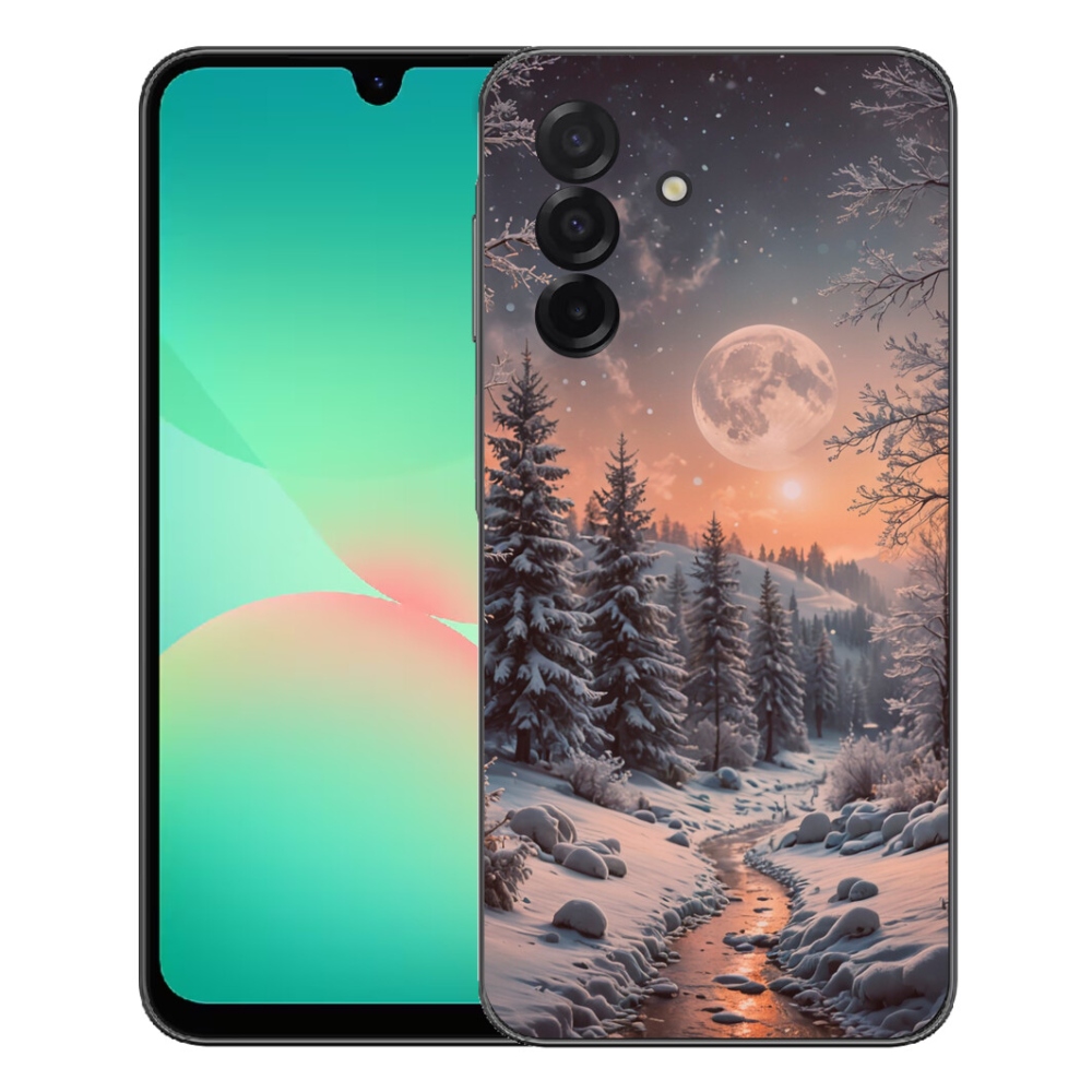 Gelový kryt mmCase na Samsung Galaxy A27 5G - zimní krajina 2