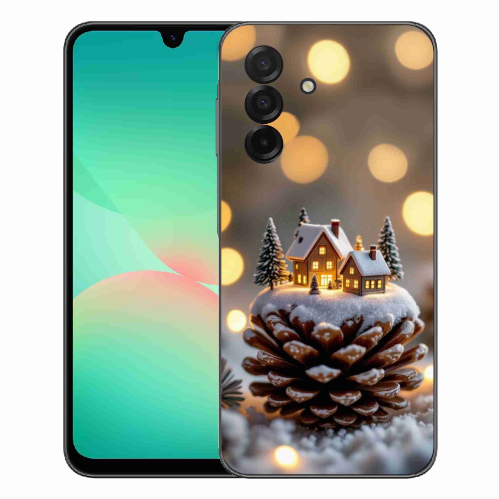 Gelový kryt mmCase na Samsung Galaxy A27 5G - zimní vesnička