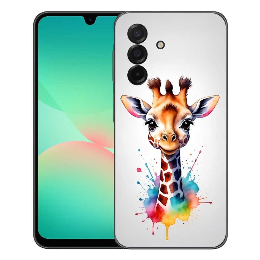 Gelový kryt mmCase na Samsung Galaxy A27 5G - žirafa 1