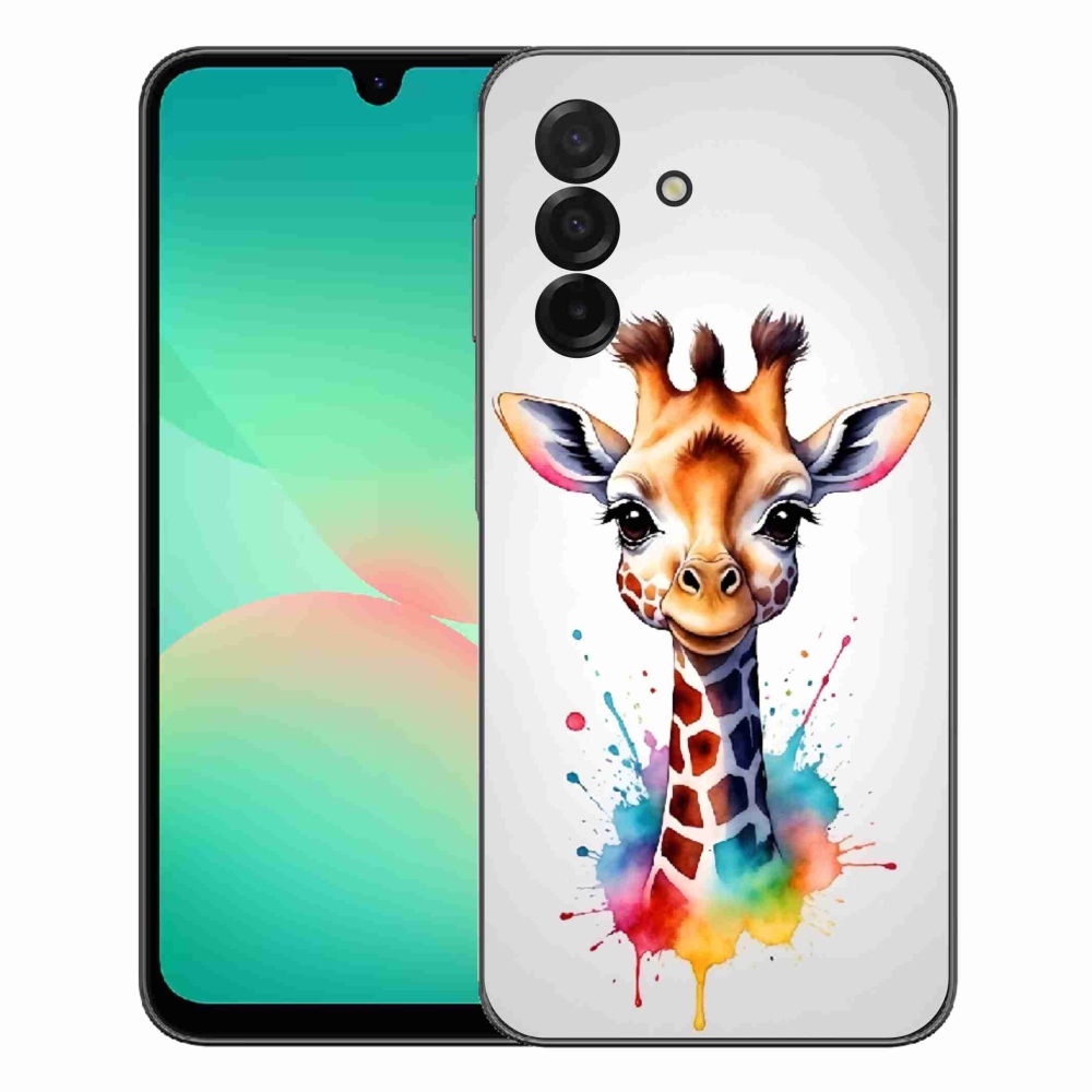 Gelový kryt mmCase na Samsung Galaxy A27 5G - žirafa 1