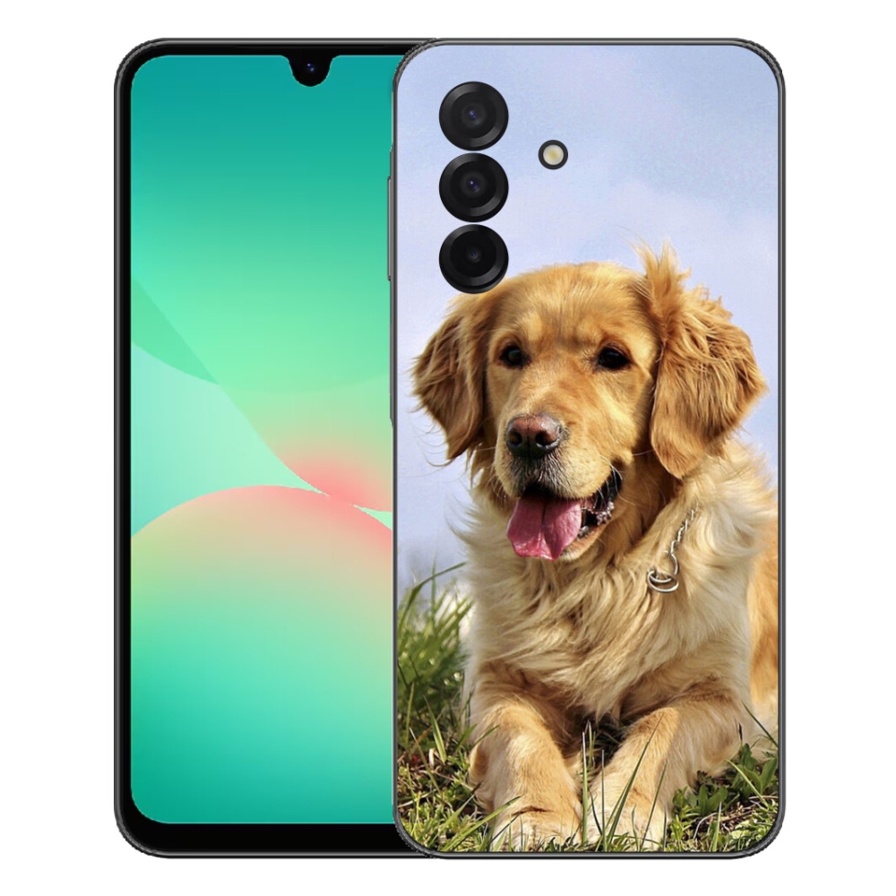 Gelový kryt mmCase na Samsung Galaxy A27 5G - zlatý retrívr
