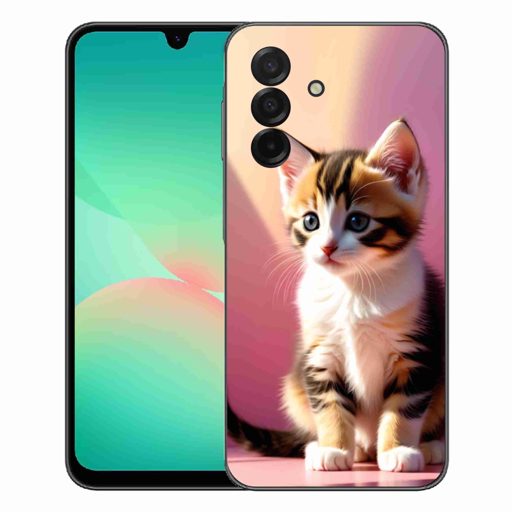 Gelový kryt mmCase na Samsung Galaxy A27 5G - zvědavé kotě 2