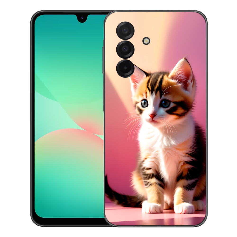 Gelový kryt mmCase na Samsung Galaxy A27 5G - zvědavé kotě 2