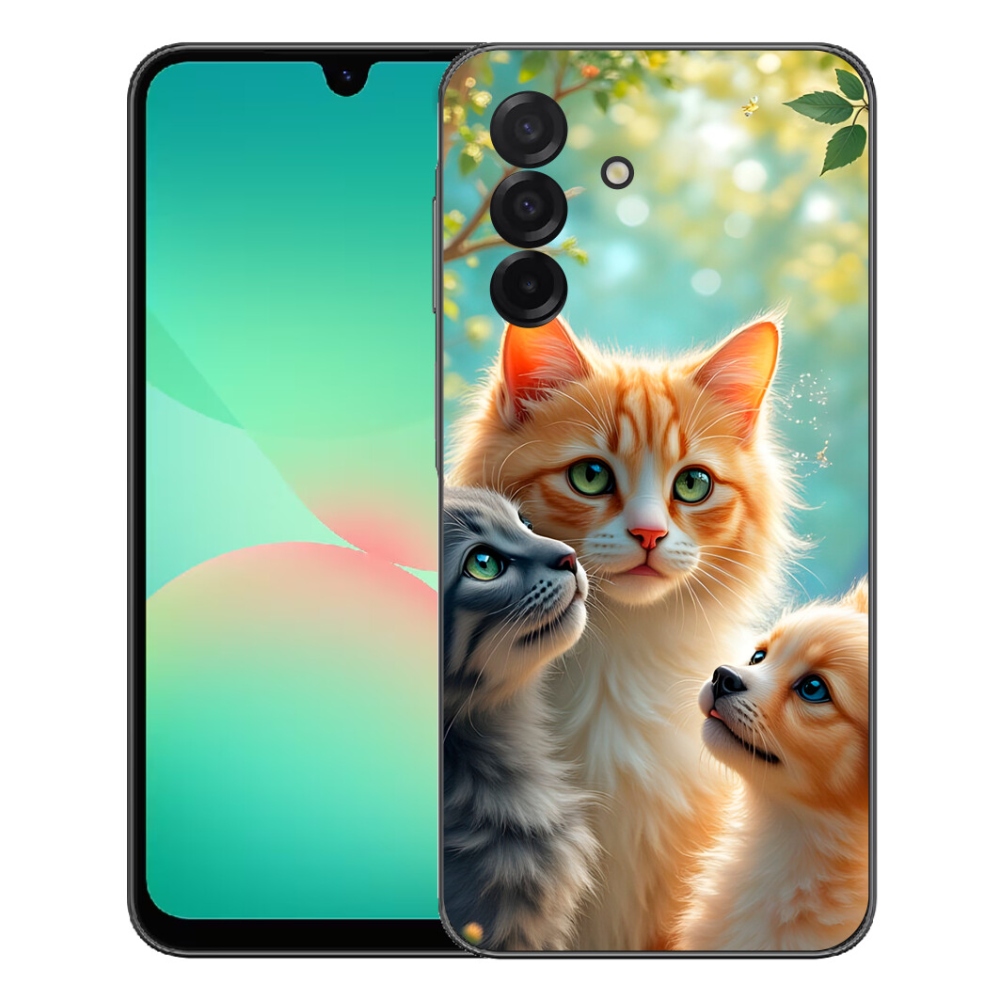 Gelový kryt mmCase na Samsung Galaxy A27 5G - zvířecí přátelství 2