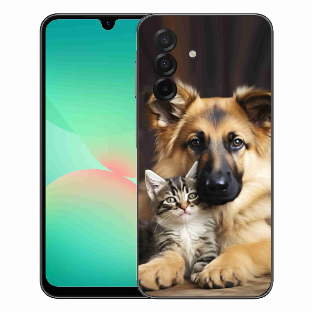 Gelový kryt mmCase na Samsung Galaxy A27 5G - zvířecí přátelství