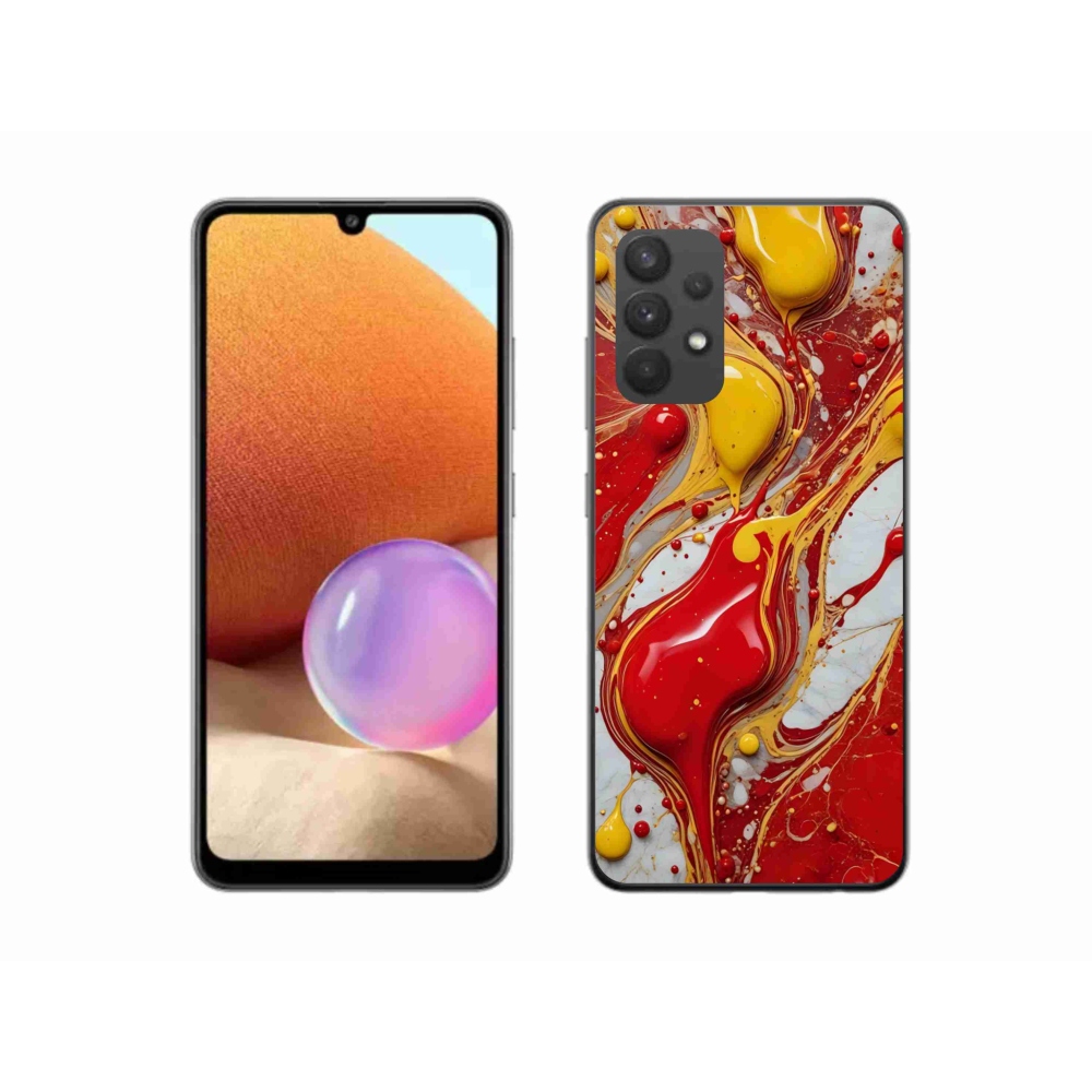 Gelový kryt mmCase na Samsung Galaxy A32 4G - abstraktní motiv 42