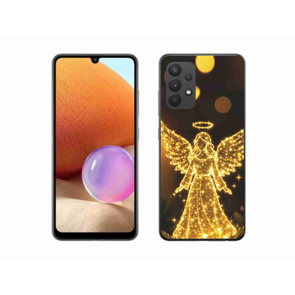 Gelový kryt mmCase na Samsung Galaxy A32 4G - anděl