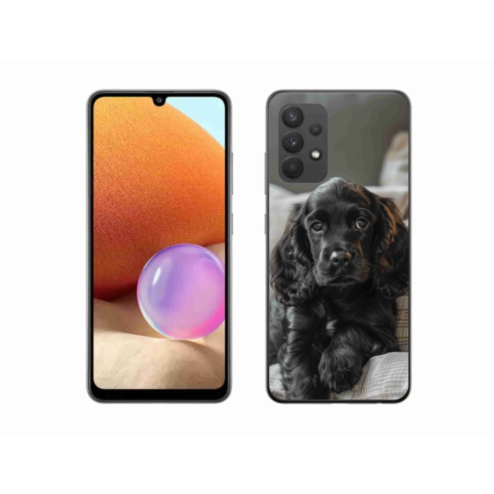 Gelový kryt mmCase na Samsung Galaxy A32 4G - anglický kokršpaněl