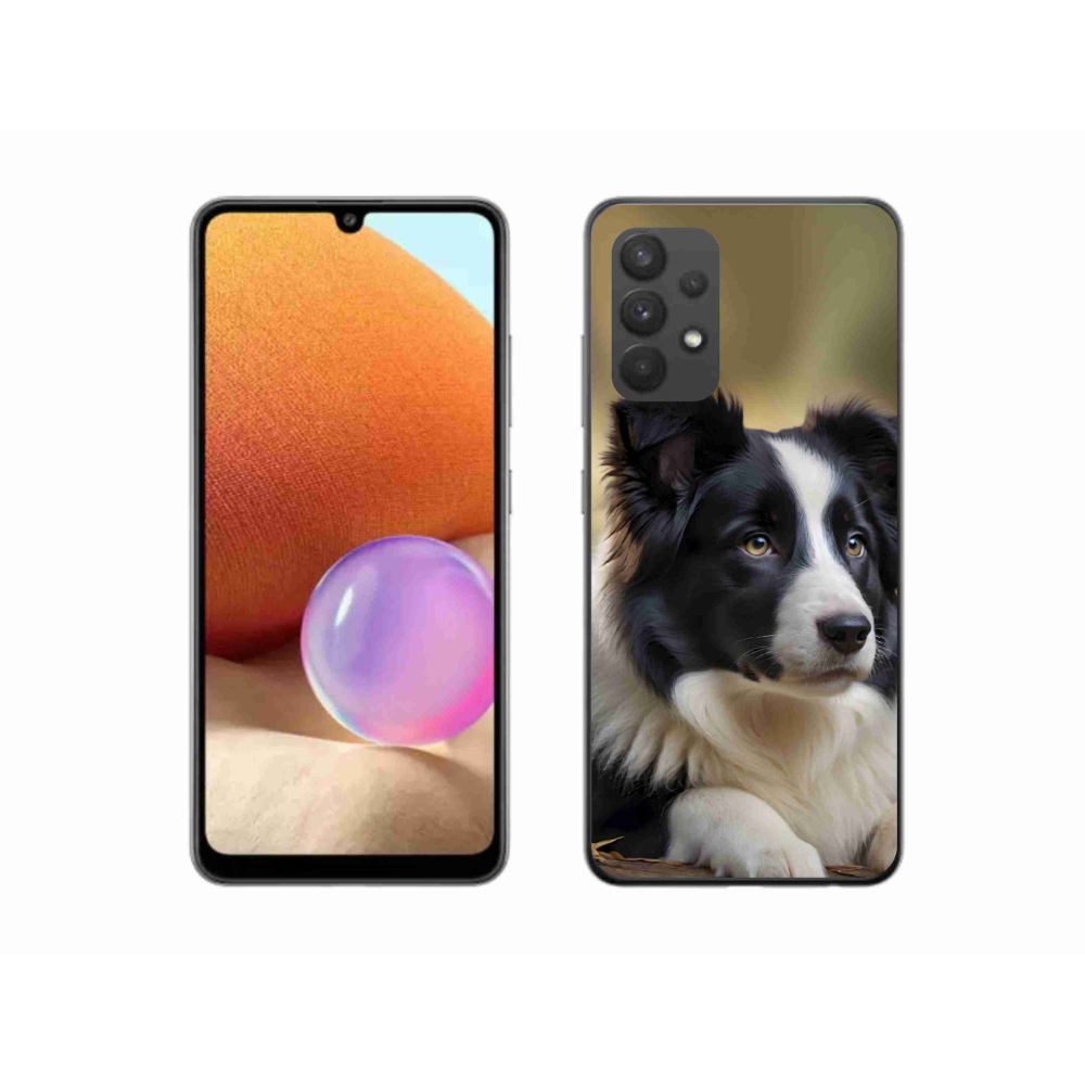 Gelový kryt mmCase na Samsung Galaxy A32 4G - border kolie 2