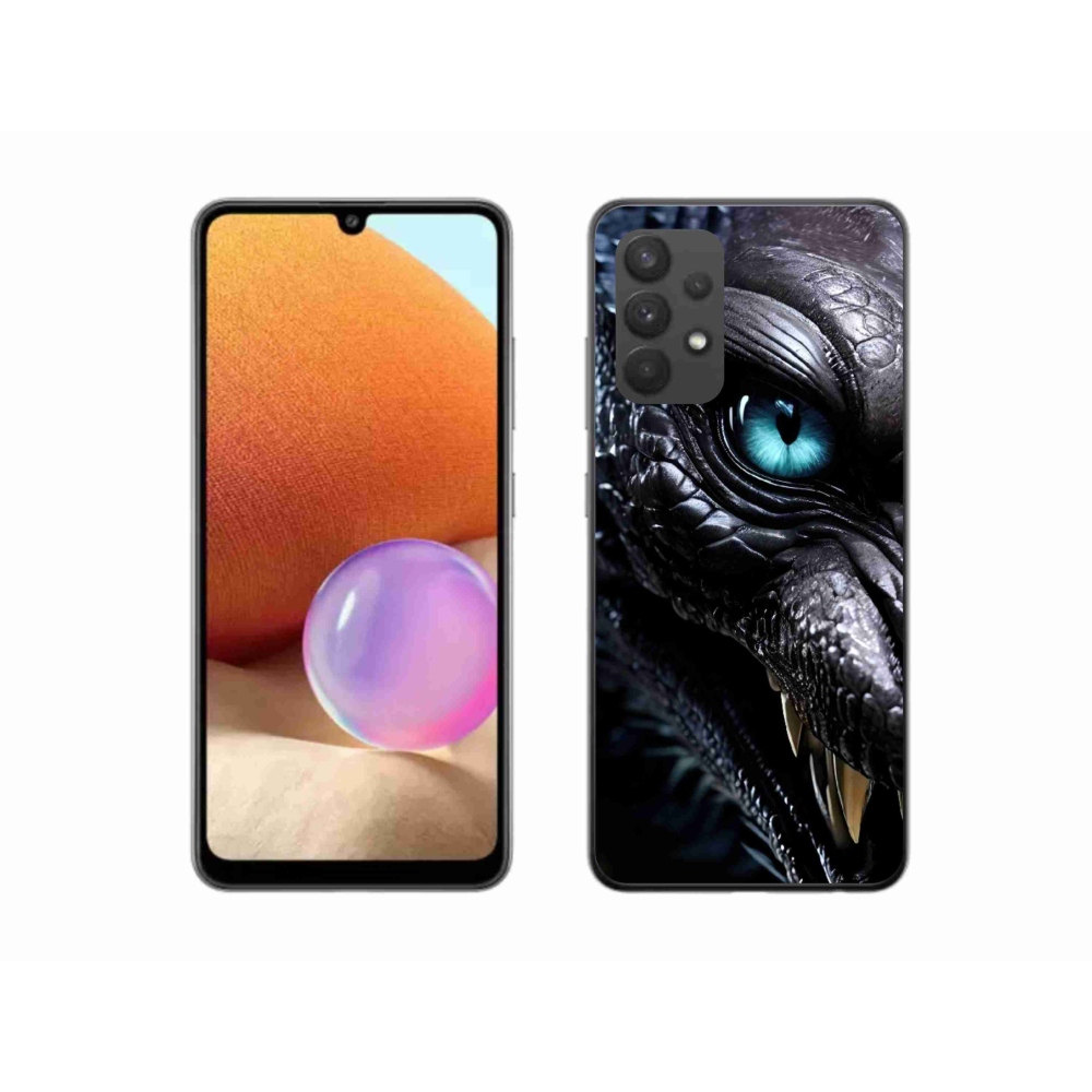 Gelový kryt mmCase na Samsung Galaxy A32 4G - dračí pohled