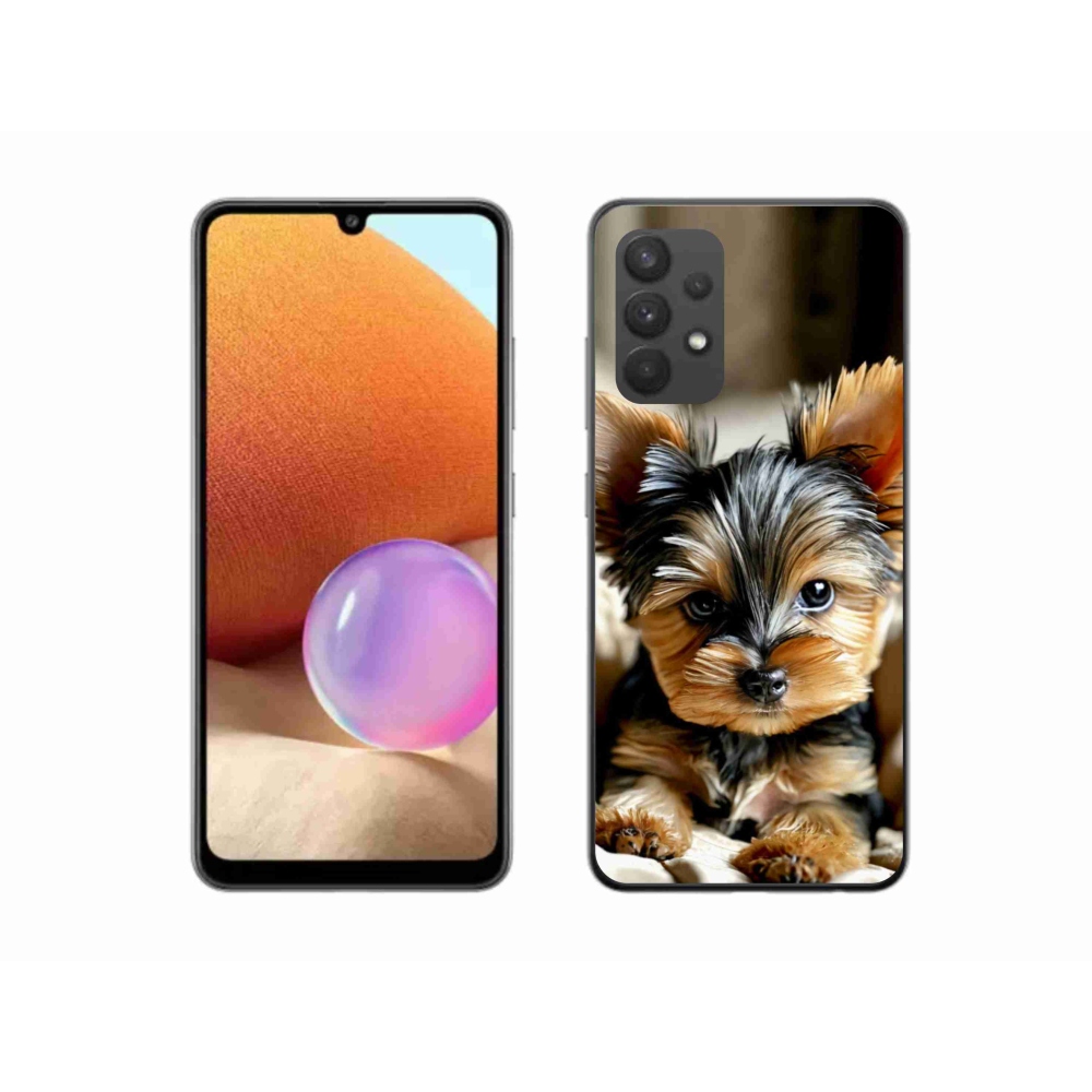 Gelový kryt mmCase na Samsung Galaxy A32 4G - jorkšír 11