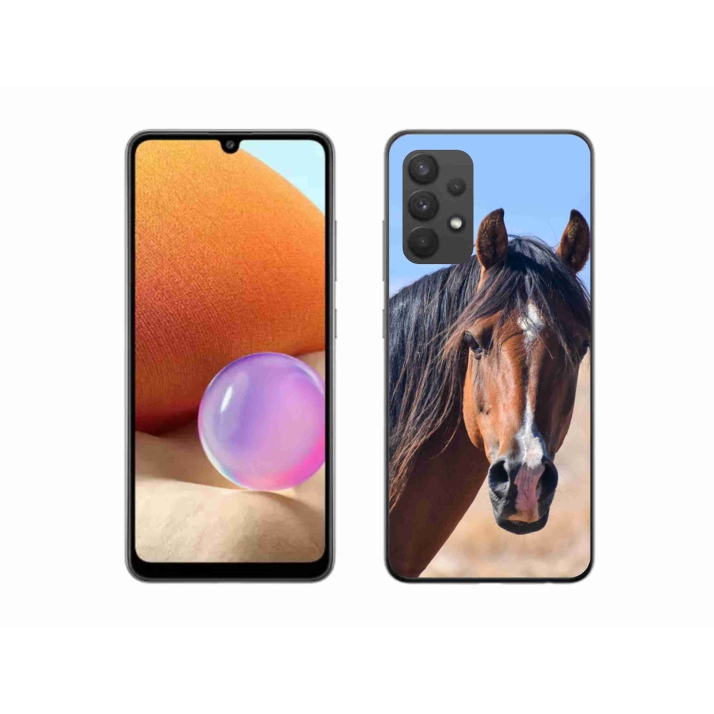 Gelový kryt mmCase na Samsung Galaxy A32 4G - klidný kůň