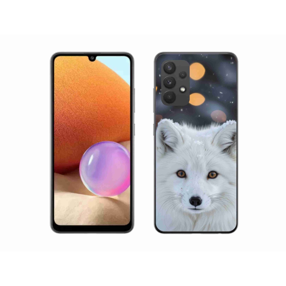 Gelový kryt mmCase na Samsung Galaxy A32 4G - liška polární