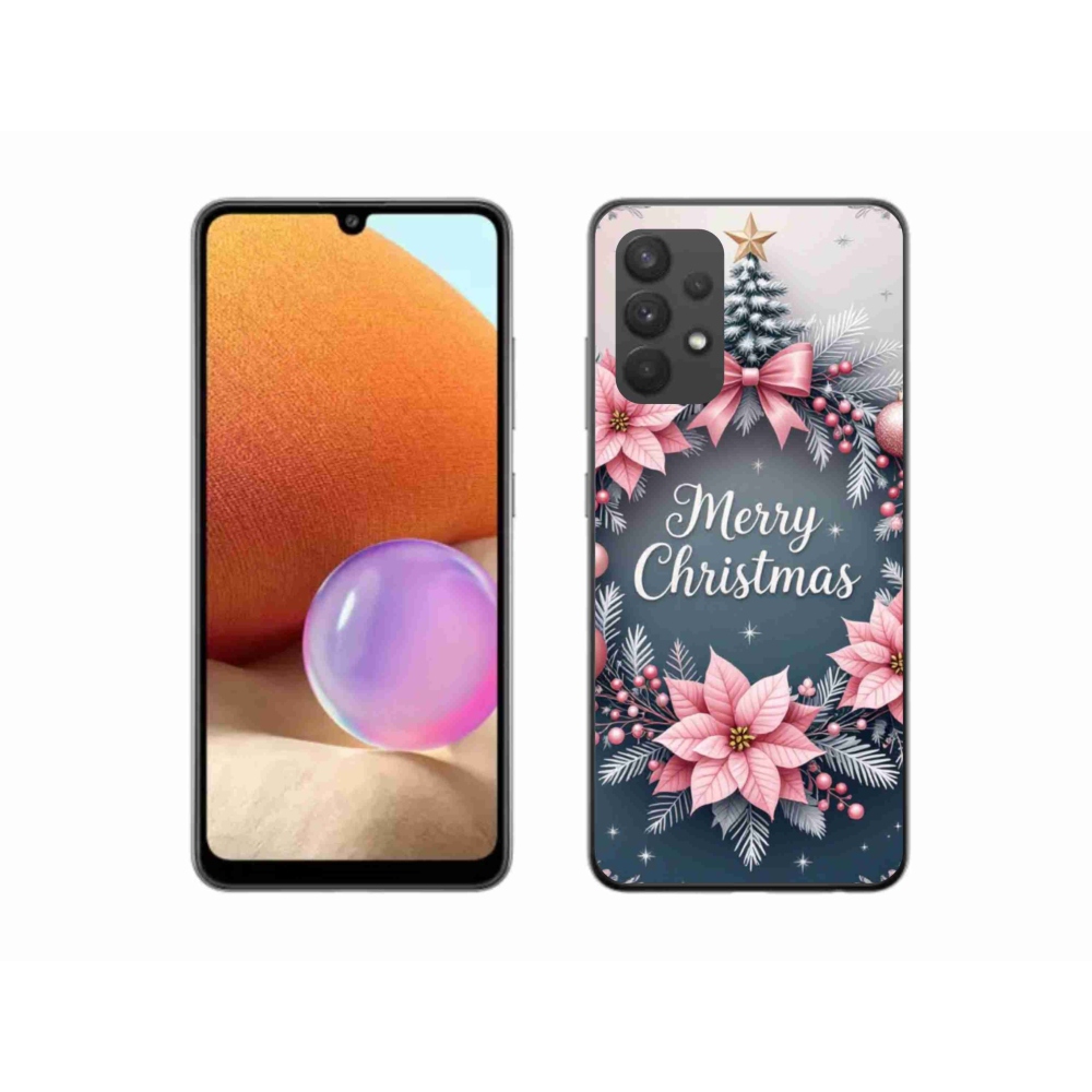 Gelový kryt mmCase na Samsung Galaxy A32 4G - merry christmas