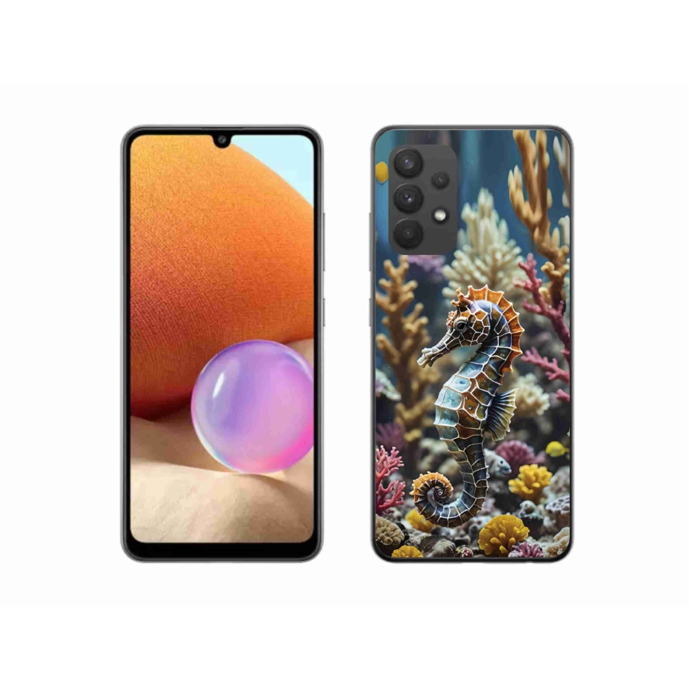 Gelový kryt mmCase na Samsung Galaxy A32 4G - mořský koník 2