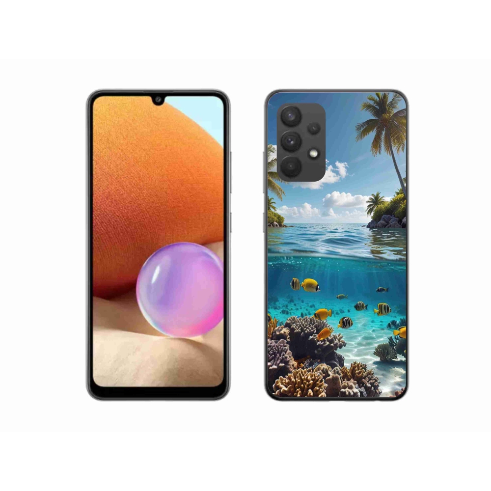 Gelový kryt mmCase na Samsung Galaxy A32 4G - mořský svět 4