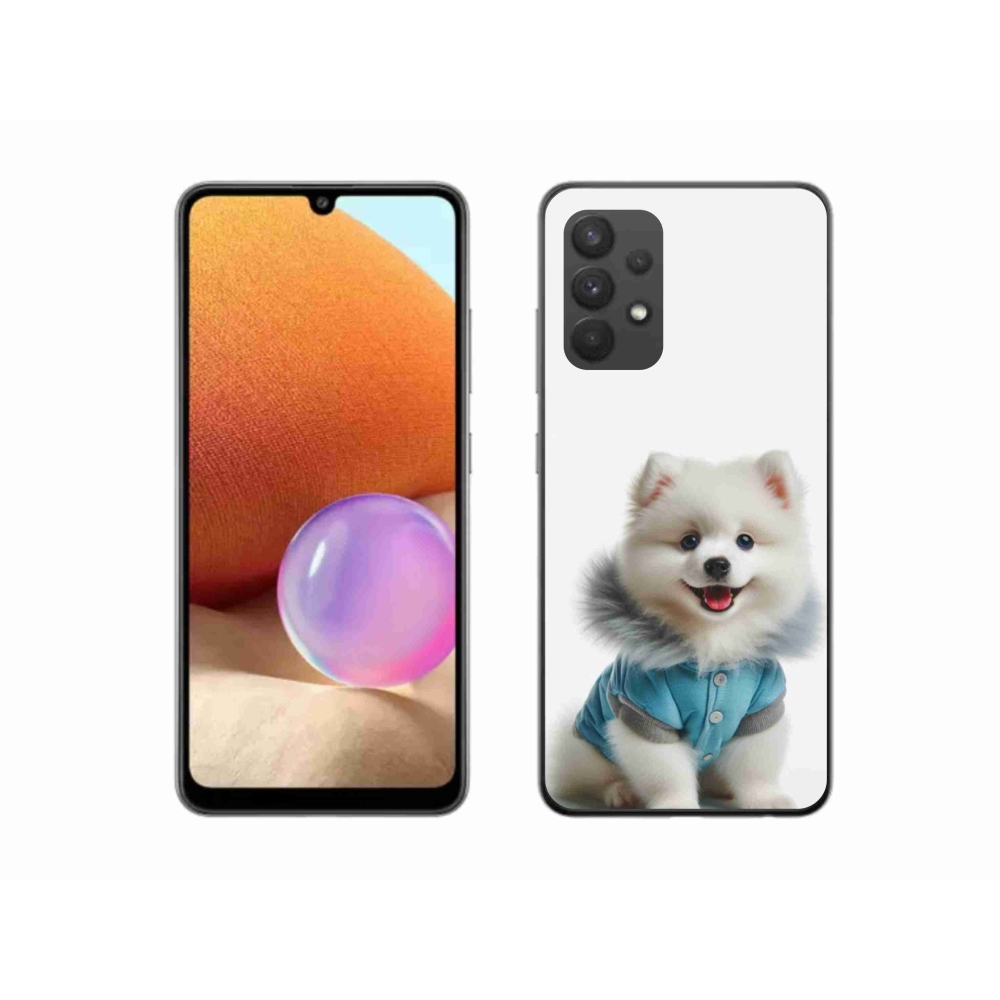 Gelový kryt mmCase na Samsung Galaxy A32 4G - pomeranian
