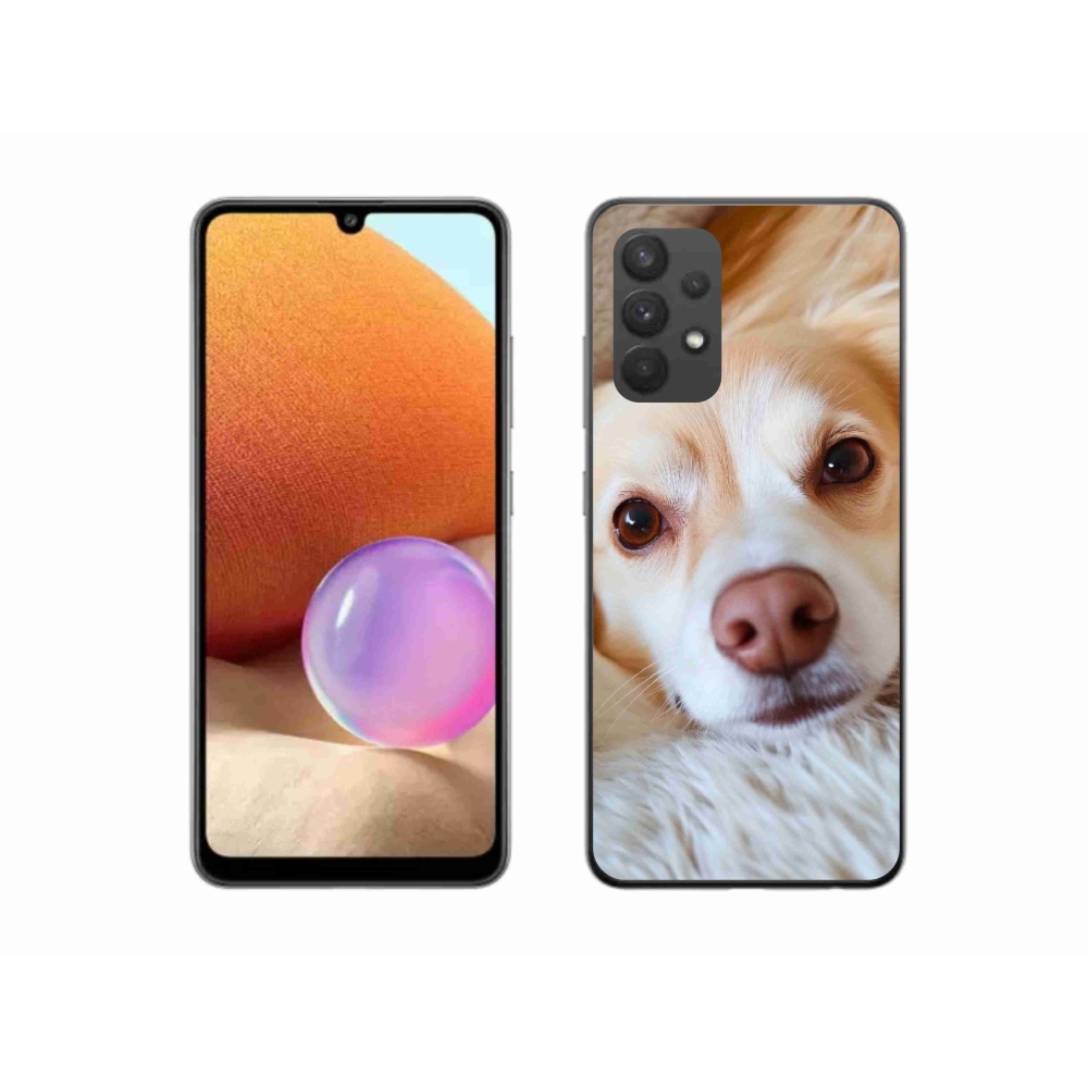 Gelový kryt mmCase na Samsung Galaxy A32 4G - Roztomilá čivava