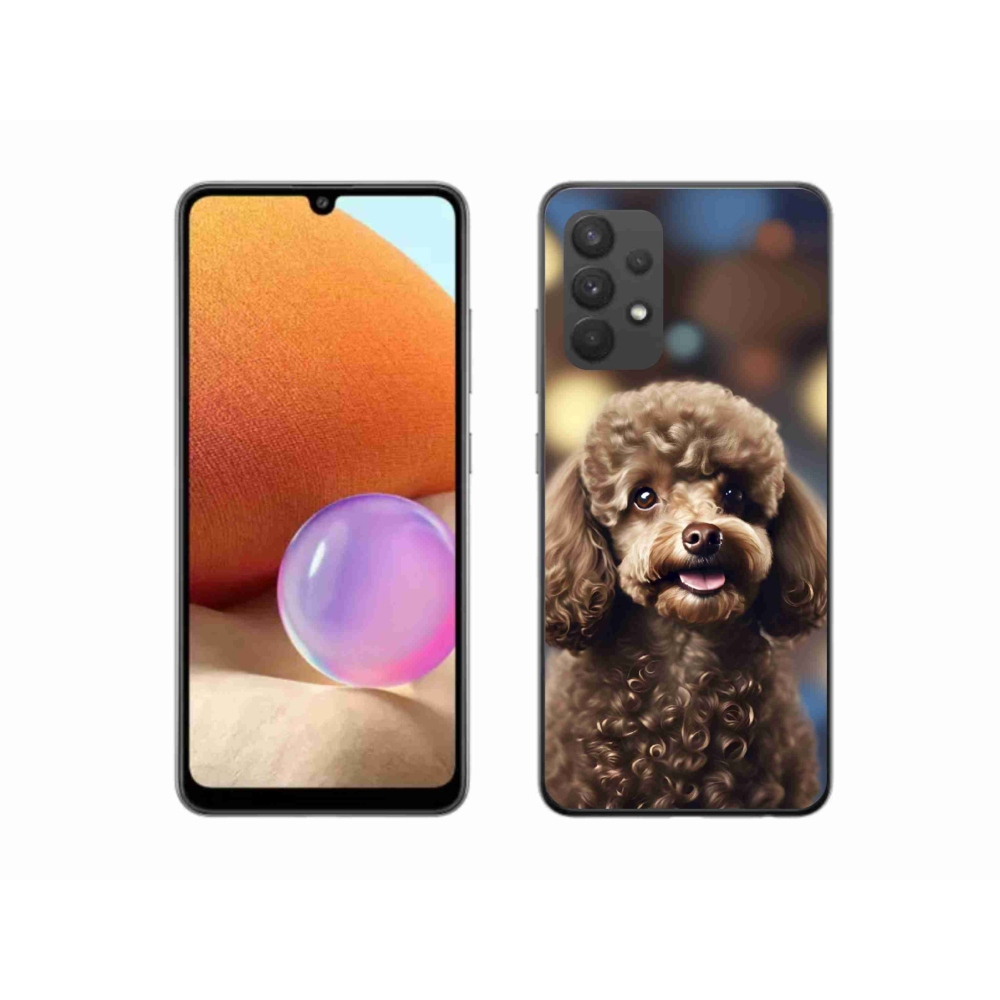 Gelový kryt mmCase na Samsung Galaxy A32 4G - roztomilý pudl