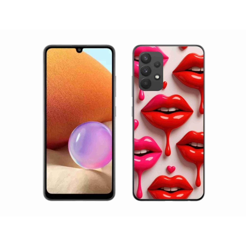 Gelový kryt mmCase na Samsung Galaxy A32 4G - rty 2