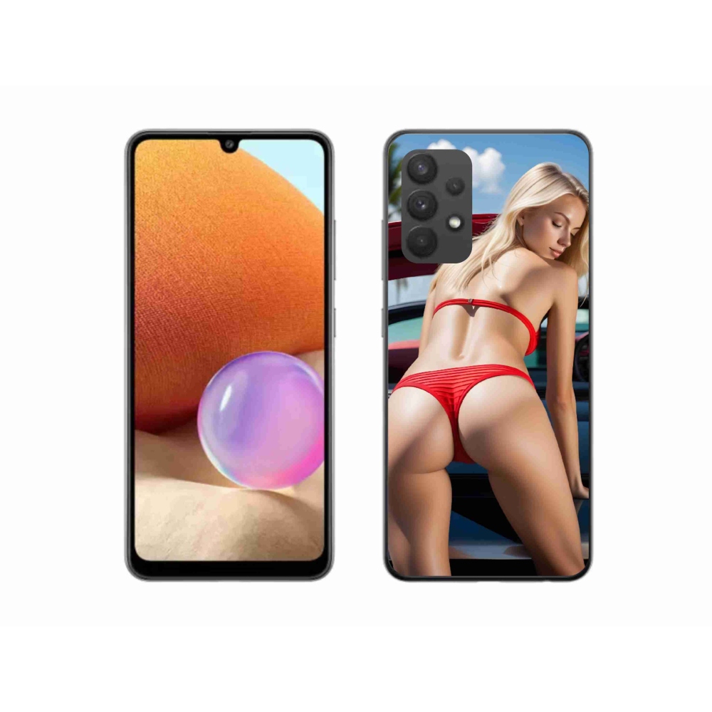 Gelový kryt mmCase na Samsung Galaxy A32 4G - sexy žena 2