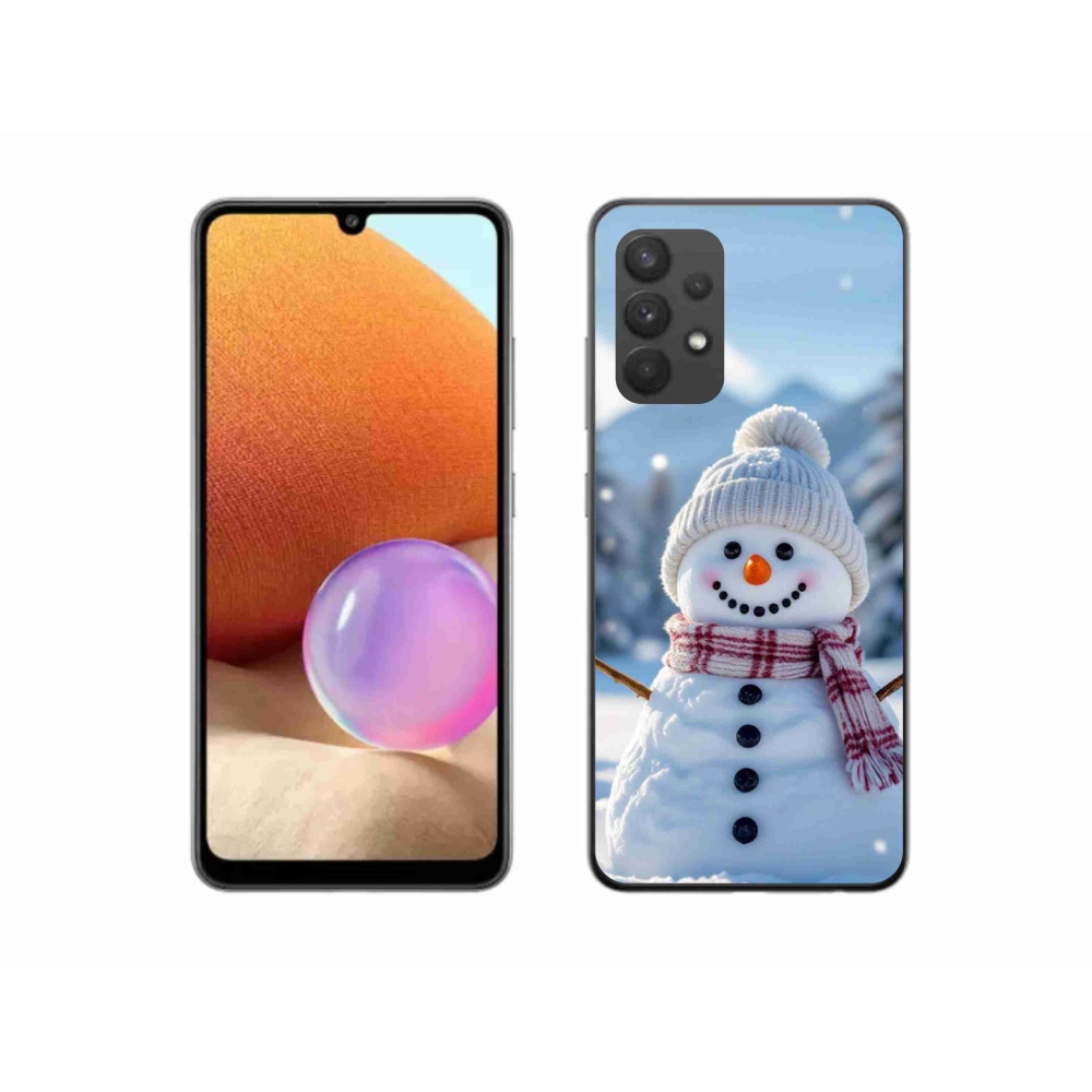 Gelový kryt mmCase na Samsung Galaxy A32 4G - sněhulák 3