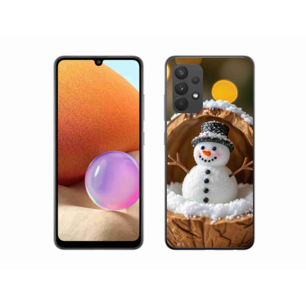 Gelový kryt mmCase na Samsung Galaxy A32 4G - sněhulák 4