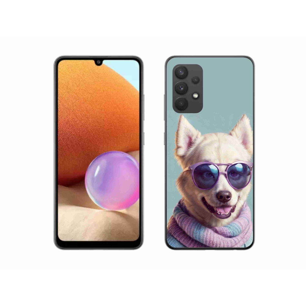 Gelový kryt mmCase na Samsung Galaxy A32 4G - stylový německý špic