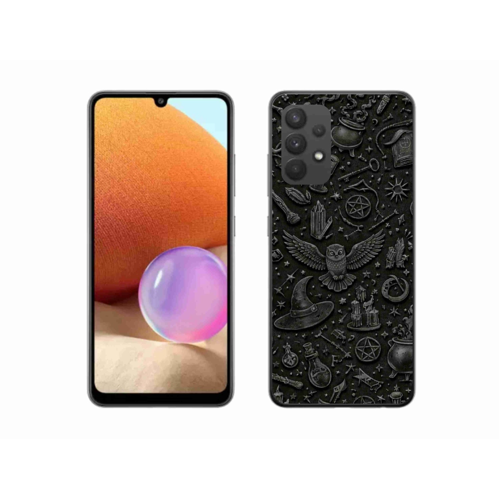 Gelový kryt mmCase na Samsung Galaxy A32 4G - tmavý magický svět