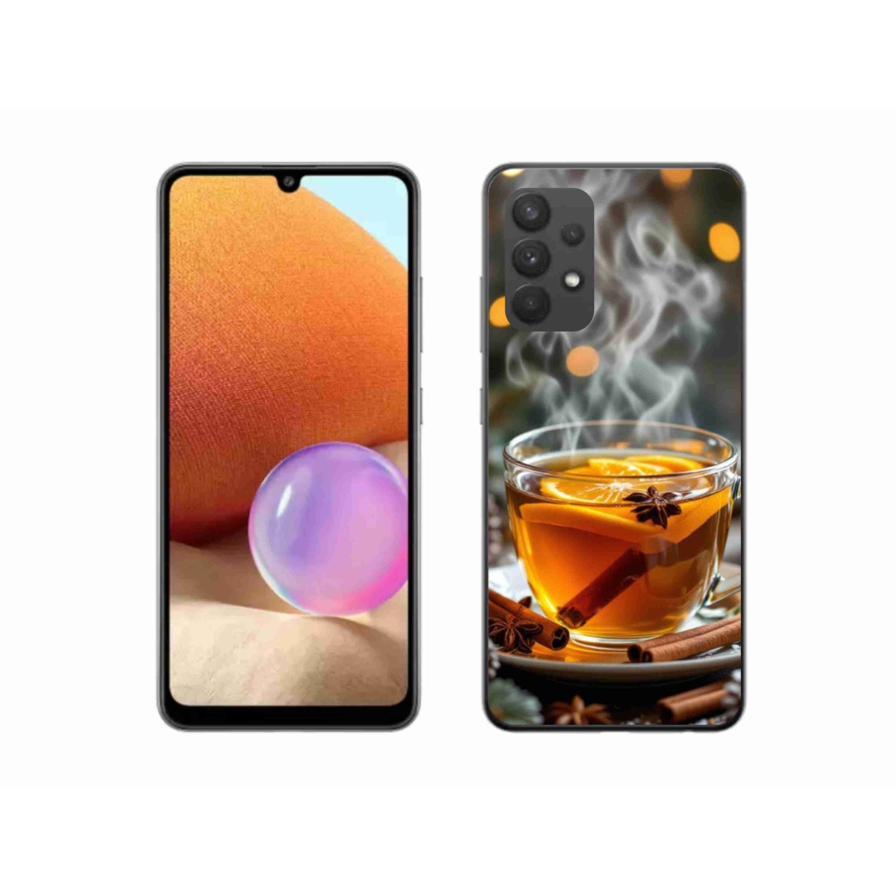 Gelový kryt mmCase na Samsung Galaxy A32 4G - vánoční punč