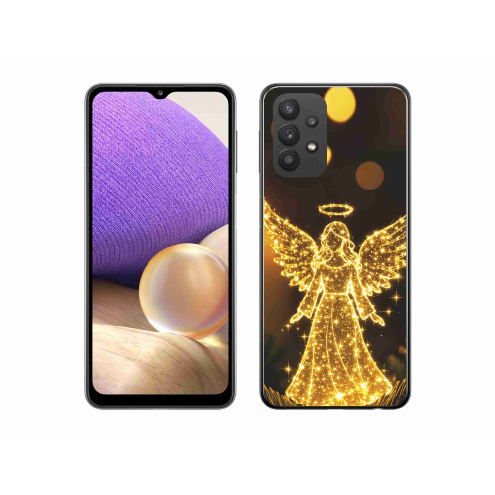 Gelový kryt mmCase na Samsung Galaxy A32 5G - anděl