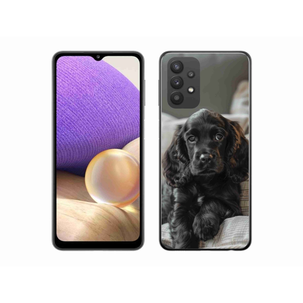 Gelový kryt mmCase na Samsung Galaxy A32 5G - anglický kokršpaněl