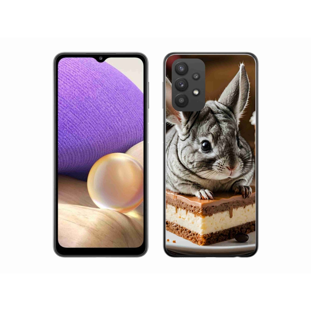 Gelový kryt mmCase na Samsung Galaxy A32 5G - činčila