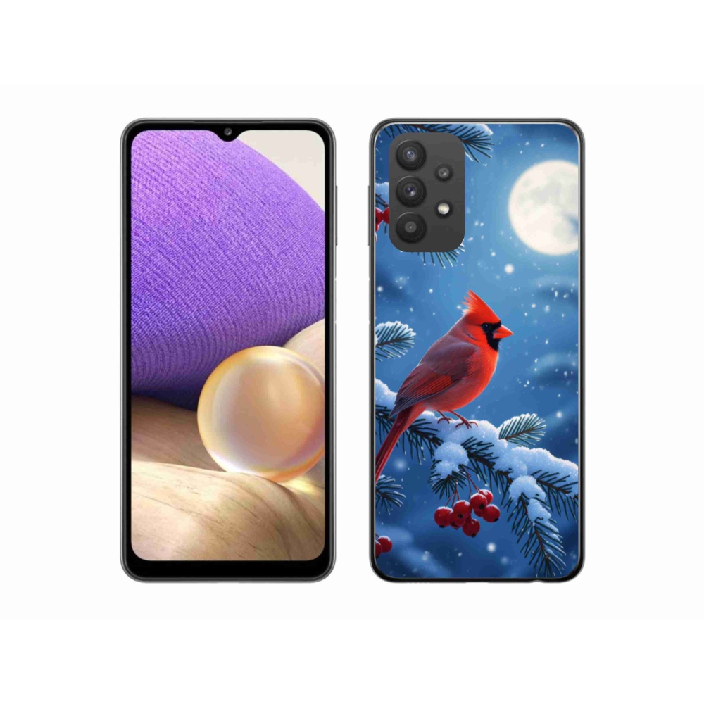 Gelový kryt mmCase na Samsung Galaxy A32 5G - kardinál červený