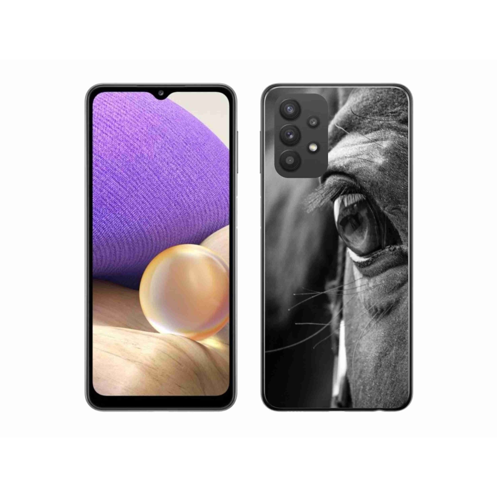 Gelový kryt mmCase na Samsung Galaxy A32 5G - koňský pohled