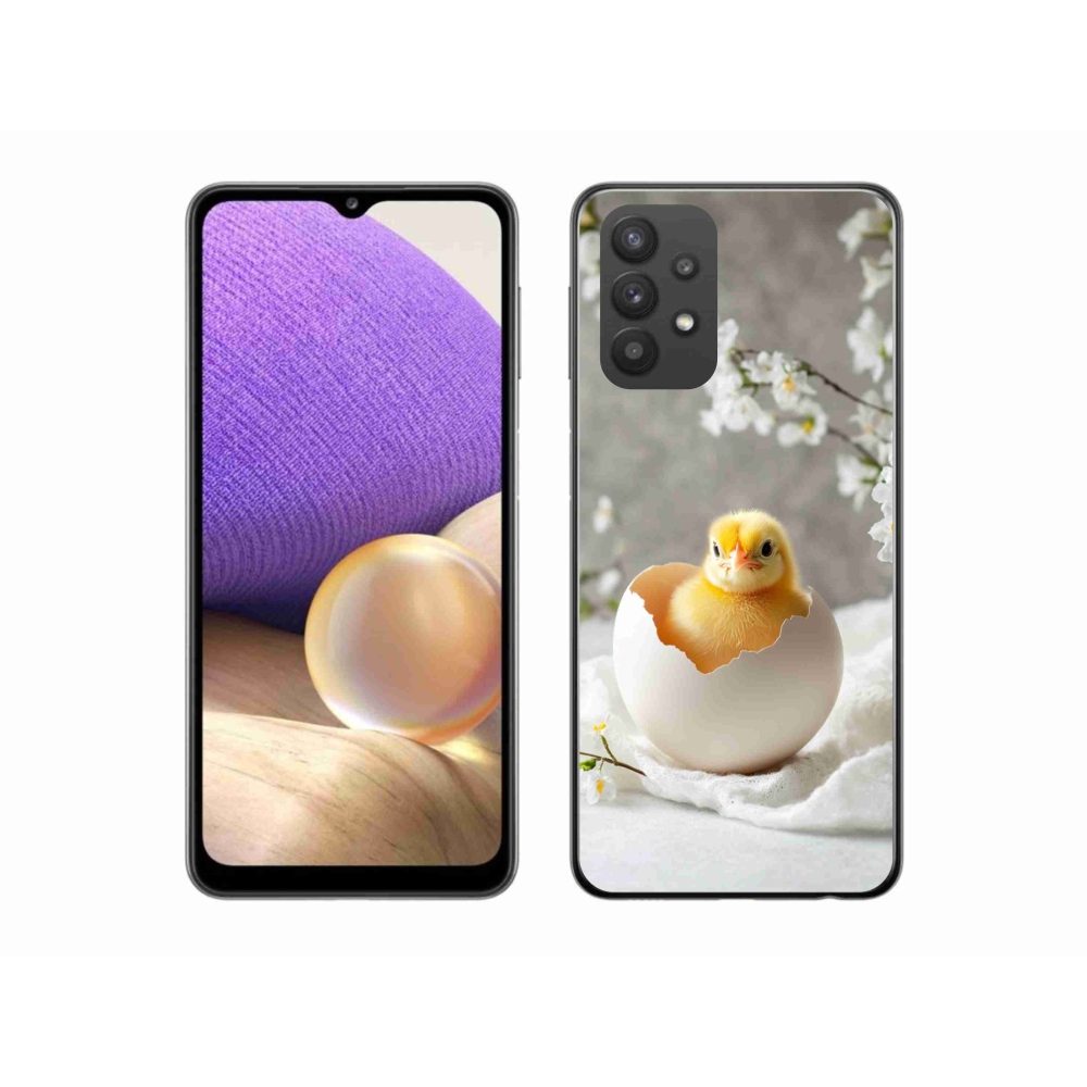 Gelový kryt mmCase na Samsung Galaxy A32 5G - kuřátko