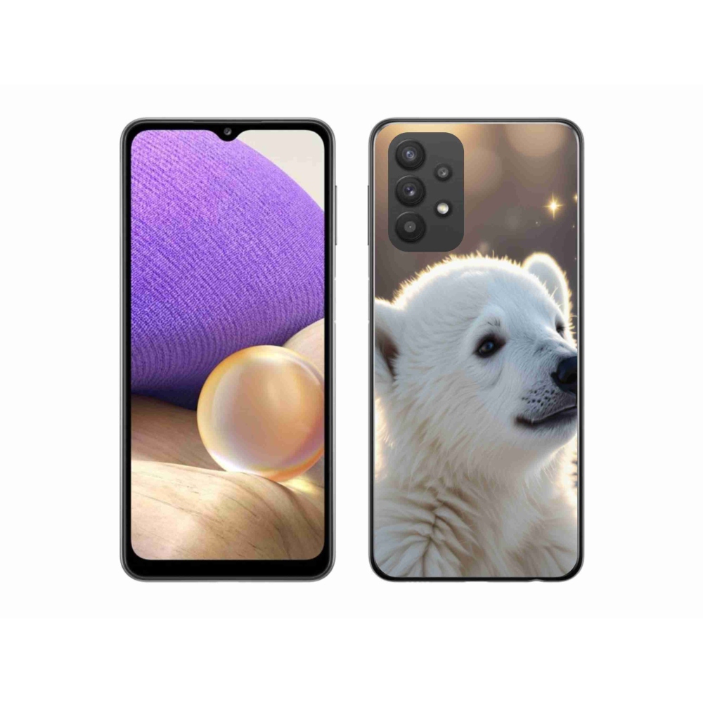 Gelový kryt mmCase na Samsung Galaxy A32 5G - lední medvěd