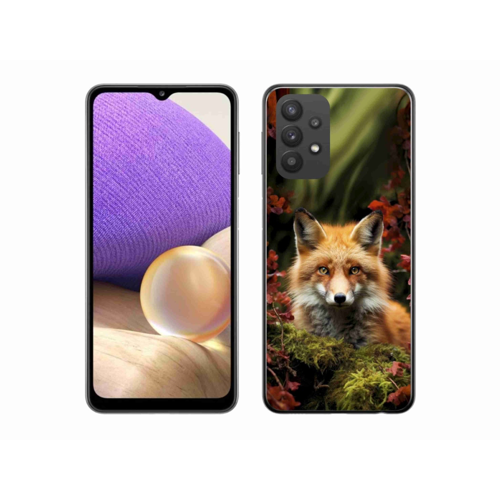 Gelový kryt mmCase na Samsung Galaxy A32 5G - liška v lese
