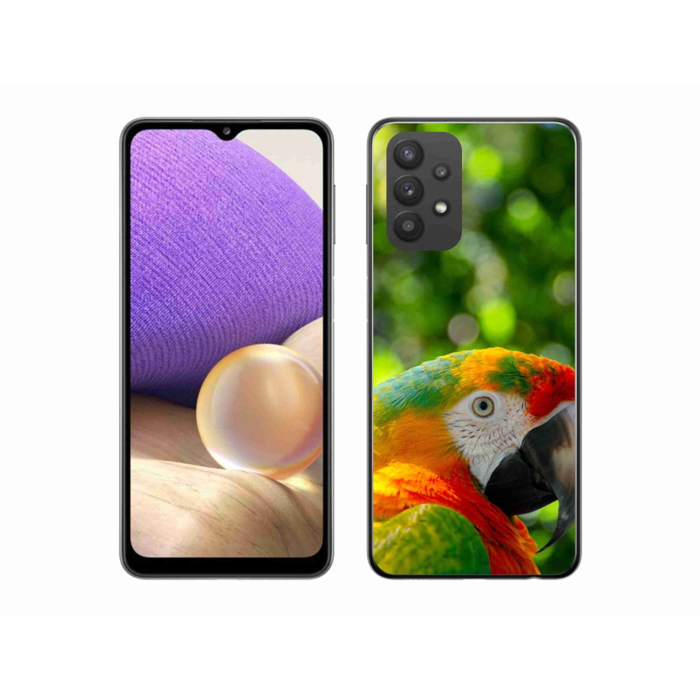 Gelový kryt mmCase na Samsung Galaxy A32 5G - papoušek ara 3