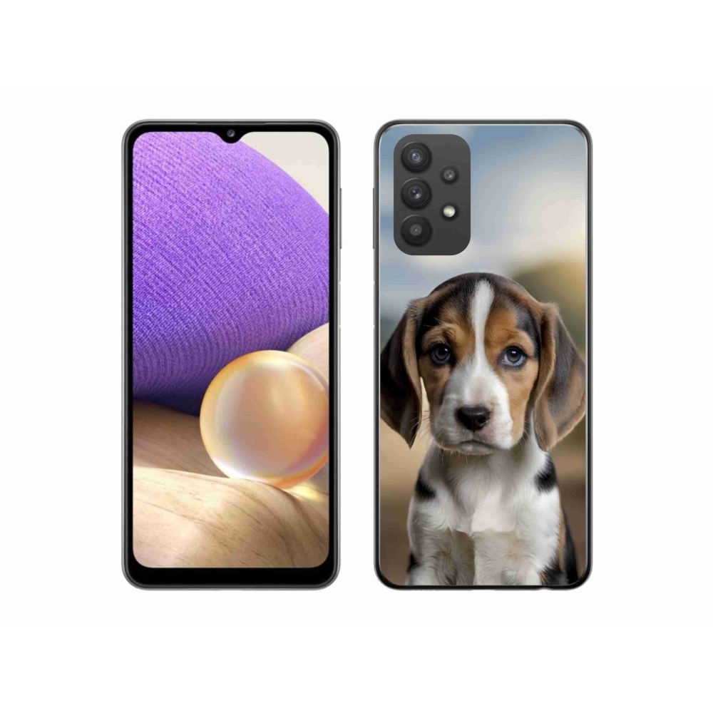 Gelový kryt mmCase na Samsung Galaxy A32 5G - roztomilý bígl